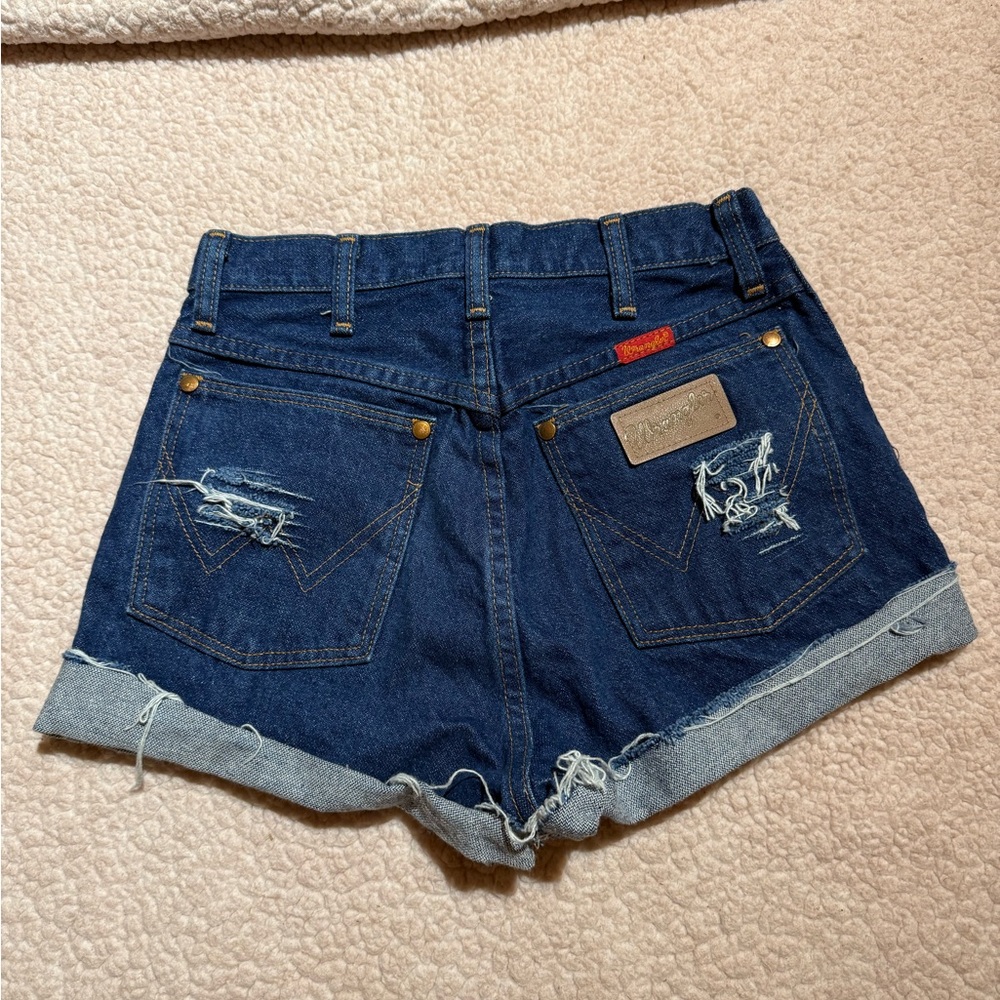 Vintage wrangler Denim Blue Women's Shorts